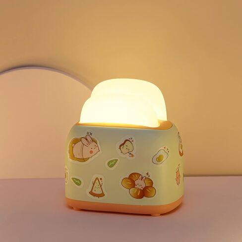 مصباح ليلي لطيف للأطفال من ONEVER مصباح نخب LED أضواء ليلية قابلة لإعادة الشحن عبر USB ومصباح ليلي نخب قابل للتعديل مع مفتاح مؤقت للأطفال والحضانة والفتيات وأضواء ليلية لغرفة النوم in Kuwait