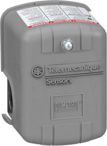 Telemecanique Sensors 9013FHG49J59 Air-Compressor Pressure Switch, 175 psi Set Off, 40 psi Fixed Differential, 1/4" NPT External in Saudi Arabia