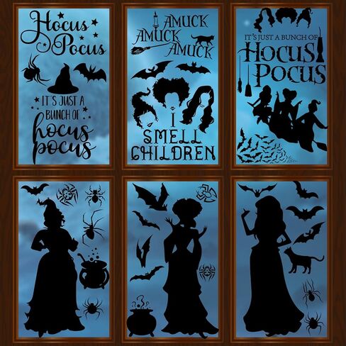 Joy Bang Fall Window Clings for Glass Window - 10 Sheets Double Sided Autumn Leaves Pumpkin Window Stickers Decals Decorations, Thanksgiving Fall Decor Indoor for Home House Office Classroom Party in Saudi Arabia