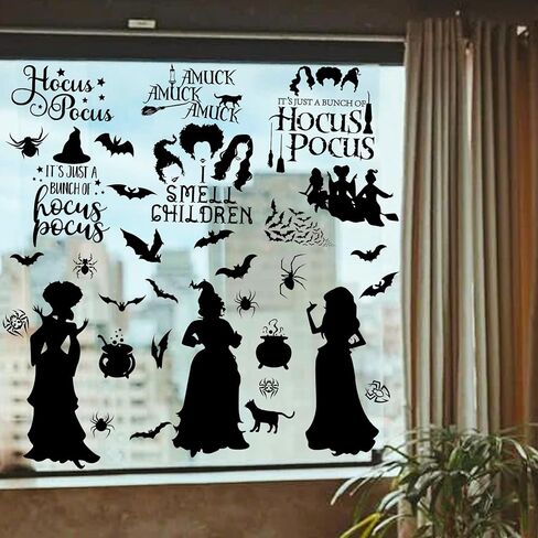 Joy Bang Fall Window Clings for Glass Window - 10 Sheets Double Sided Autumn Leaves Pumpkin Window Stickers Decals Decorations, Thanksgiving Fall Decor Indoor for Home House Office Classroom Party in Saudi Arabia