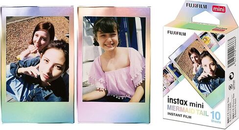 Fujifilm Instax Mini Mermaid Tail Film, Glitter Styles (10 Exposures) 5-Pack (5 Items) in Saudi Arabia