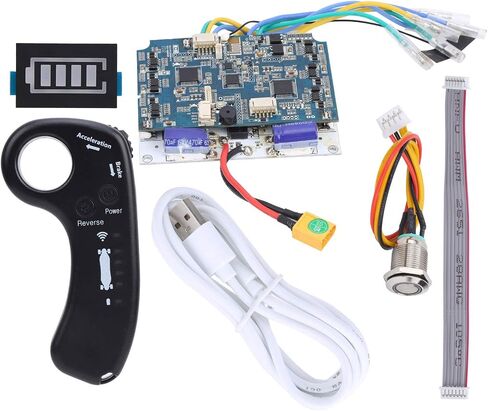 VBESTLIFE Scooter Controller Set,Electric Remote Control Scooter Controller Sinusoid Dual Drive Hub Motor Control Panel ESC in Saudi Arabia