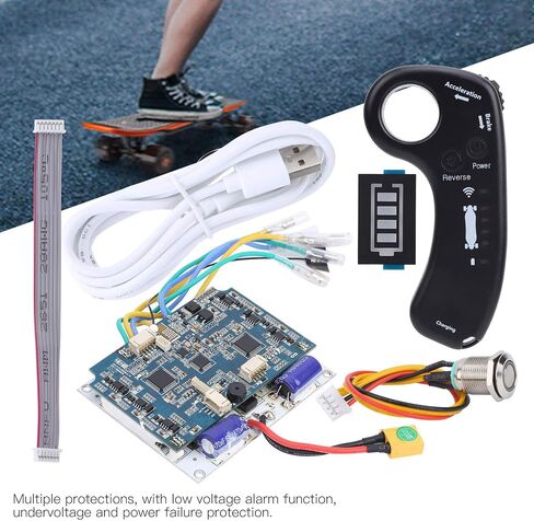 VBESTLIFE Scooter Controller Set,Electric Remote Control Scooter Controller Sinusoid Dual Drive Hub Motor Control Panel ESC in Saudi Arabia