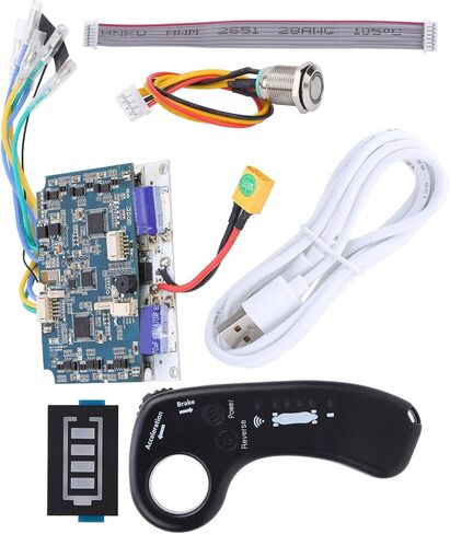 VBESTLIFE Scooter Controller Set,Electric Remote Control Scooter Controller Sinusoid Dual Drive Hub Motor Control Panel ESC in Saudi Arabia