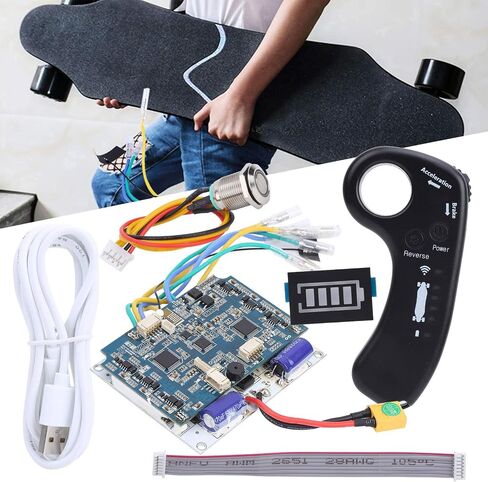 VBESTLIFE Scooter Controller Set,Electric Remote Control Scooter Controller Sinusoid Dual Drive Hub Motor Control Panel ESC in Saudi Arabia