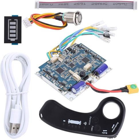VBESTLIFE Scooter Controller Set,Electric Remote Control Scooter Controller Sinusoid Dual Drive Hub Motor Control Panel ESC in Saudi Arabia