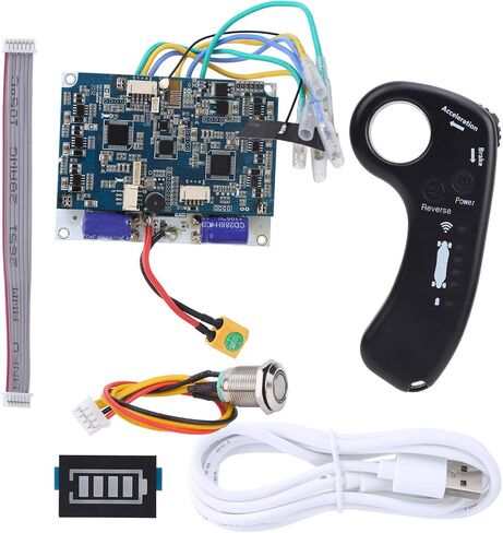 VBESTLIFE Scooter Controller Set,Electric Remote Control Scooter Controller Sinusoid Dual Drive Hub Motor Control Panel ESC in Saudi Arabia