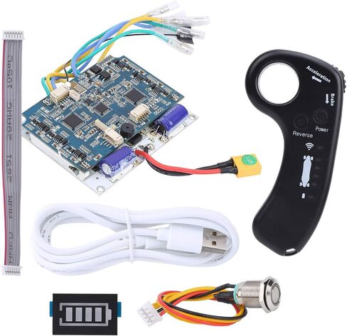 VBESTLIFE Scooter Controller Set,Electric Remote Control Scooter Controller Sinusoid Dual Drive Hub Motor Control Panel ESC in Saudi Arabia