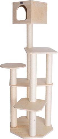 Armarkat Premium Scots Pine 69-Inch Cat Tree with Five Levels, Perch, Condo in Saudi Arabia