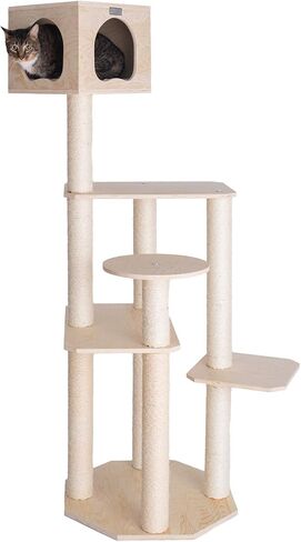 Armarkat Premium Scots Pine 69-Inch Cat Tree with Five Levels, Perch, Condo in Saudi Arabia