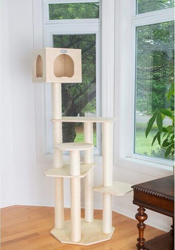 Armarkat Premium Scots Pine 69-Inch Cat Tree with Five Levels, Perch, Condo in Saudi Arabia