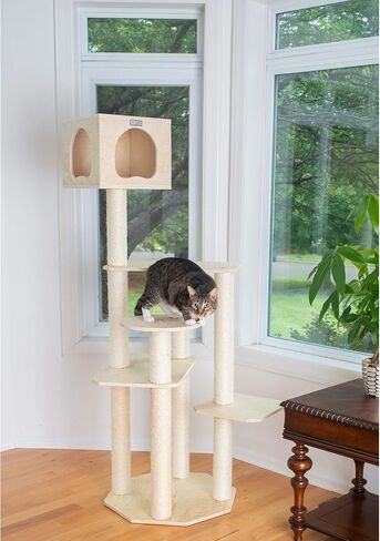 Armarkat Premium Scots Pine 69-Inch Cat Tree with Five Levels, Perch, Condo in Saudi Arabia