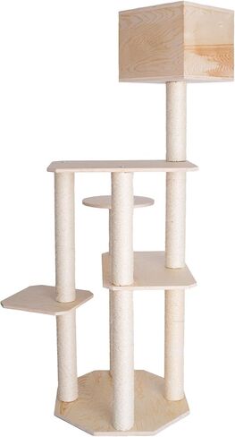 Armarkat Premium Scots Pine 69-Inch Cat Tree with Five Levels, Perch, Condo in Saudi Arabia