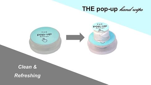 Desoma Care The Pop-Up Hand Wipe, Hand Wipes, Unscented, 12 Single Use Wet Wipes Towelette, Convenient, Hand Wipes Travel Size in Saudi Arabia
