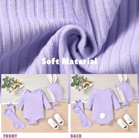 Aalizzwell Infant Baby Boys Girls Easter Clothes Bunny Outfit in Kuwait