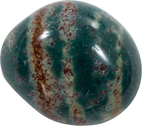 | Tumbled Stone | Bloodstone | 1 Pc | Crystals and Healing Stones, Spiritual Gifts for Women, Reiki, Chakra, Witchcraft, Yoga, Meditation Accessories in Saudi Arabia