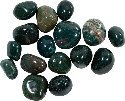 | Tumbled Stone | Bloodstone | 1 Pc | Crystals and Healing Stones, Spiritual Gifts for Women, Reiki, Chakra, Witchcraft, Yoga, Meditation Accessories in Saudi Arabia