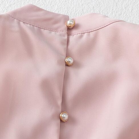 Tutu.kk فساتين كاجوال للفتيات بدون أكمام على شكل حرف A مكشكشة متدرجة فستان دوار 18 شهرًا - 7T in Kuwait