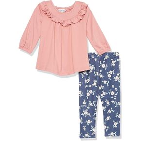 PIPPA & JULIE baby-girls Shirt & Legging Set, 2-piece Outfit, Includes Pair of Leggings & Matching Top