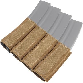 JFFCESTORE Quad MP7 Magazine Holder Insert Pouch with Hook Fasteners for MK3 and MK4 Chest Vest in Kuwait