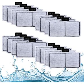Hedday 8 عبوات فلتر خرطوشة متوافقة مع عنصر Top Fin EF-S، 8 عبوات فلتر حوض السمك لـ BF5 BETTAFLO، خراطيش فلتر EF-S متوافقة مع خزان الأسماك Top Fin