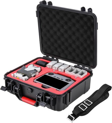 جراب GardTok Mini 4 Pro الصلب، حقيبة تخزين ذات هيكل صلب مقاوم للماء، حقيبة حمل للسفر لـ DJI Mini 4 Fly More Combo مع ملحقات طائرة بدون طيار لوحدة التحكم DJI RC 2 in Kuwait