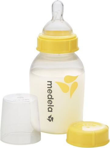 Medela Breast Milk Storage Bottle, 5 Ounce Breastfeeding Bottle, Made Without BPA, Safe for Dishwashers and Microwaves in Saudi Arabia
