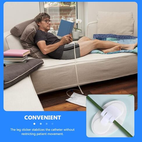 Catheter Holder Catheter Tube Holder 20Pcs Catheter Fixation Stickers Catheter Stabilization Device Catheter Tube Fixing Tapes Catheter Strap Tape in Saudi Arabia