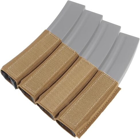 JFFCESTORE Quad MP7 Magazine Holder Insert Pouch with Hook Fasteners for MK3 and MK4 Chest Vest in Kuwait
