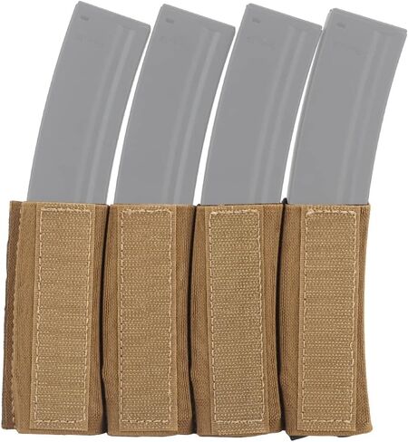 JFFCESTORE Quad MP7 Magazine Holder Insert Pouch with Hook Fasteners for MK3 and MK4 Chest Vest in Kuwait