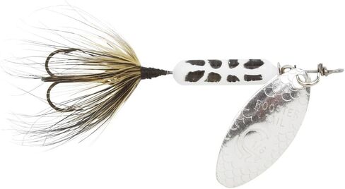 Yakima Bait Wordens Original Rooster Tail Spinner Lure, White Coachdog, 1/8-Ounce in Saudi Arabia
