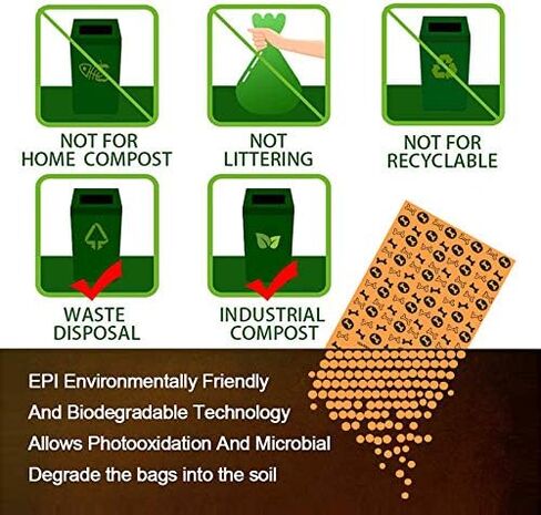 Eco-friendly Biodegradable dogs poop bags 18 Rolls 270 Counts| Safe, Strong Leak Proof Doggie Waste Bag|Easy To Tear, Heavy Duty Bags For ALL Pets| Easy To Clean Up For Walking And Travelling in Kuwait