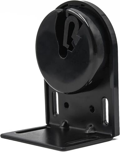 دعامات تثبيت بديلة عالمية لستائر الشمس الخارجية الدوارة للاستخدام الداخلي والخارجي (حامل لاسلكي اسود + قابس قابض 38 ملم) in Kuwait