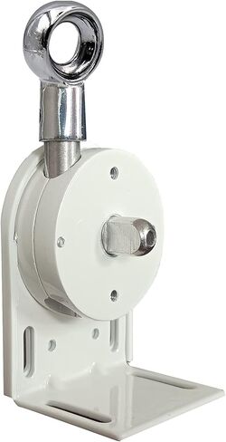 دعامات تثبيت بديلة عالمية لستائر الشمس الخارجية الدوارة للاستخدام الداخلي والخارجي (حامل لاسلكي اسود + قابس قابض 38 ملم) in Kuwait