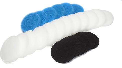 LTWHOME Value Pack of Carbon Filter, Coarse Filter and Fine Filter Pads Set Suitable for Classic 2213/250 2616131 (Pack of 24) in Saudi Arabia