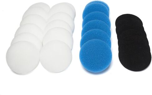 LTWHOME Value Pack of Carbon Filter, Coarse Filter and Fine Filter Pads Set Suitable for Classic 2213/250 2616131 (Pack of 24) in Saudi Arabia