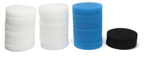 LTWHOME Value Pack of Carbon Filter, Coarse Filter and Fine Filter Pads Set Suitable for Classic 2213/250 2616131 (Pack of 24) in Saudi Arabia