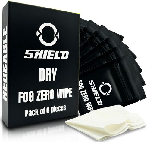 صندوق واحد من O SHIELD Dry Fog Zero Wipe، مناديل خالية من الضباب لكرة القدم للعدسات والنظارات والأقنعة الرياضية وأقنعة الخوذة وشاشة الهاتف، إلخ. in Kuwait