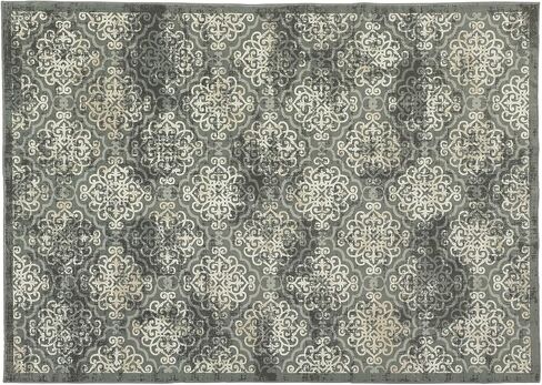 GARVEE 8x10ft Area Rugs for Living Room/Bedroom, Low Pile Non-Slip Washable Indoor Door Mat, Gray Carpet for Kids Boys Girls Dorm Nursery Home Decor Aesthetic in Saudi Arabia