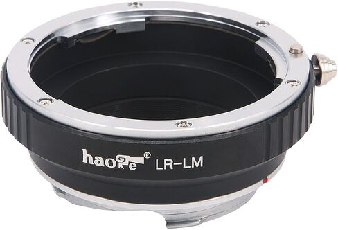 Haoge Lens Mount Adapter for Leica R LR Mount Lens to Leica M LM Mount Camera Such as M240, M240P, M262, M3, M2, M1, M4, M5, M6, MP, M7, M8, M9, M9-P, M Monochrom, M-E, M, M-P, M10, M-A in Saudi Arabia
