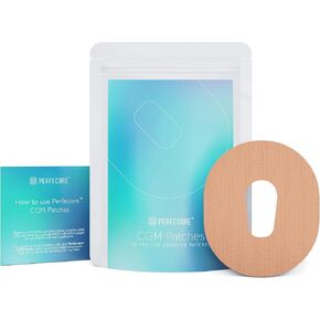 Perfecore Adhesive Bandage Patches Compatible with Dexcom G6 (30-Pack Set) – Waterproof, Sweatproof Continuous Glucose Monitor Sensor Cover Tape for Sensitive Skin – Diabetes and Diabetic Supplies in Saudi Arabia