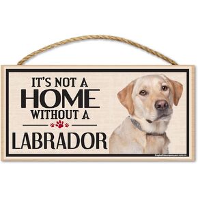 Imagine This Wood Sign for Yellow Lab Dog Breeds in Kuwait
