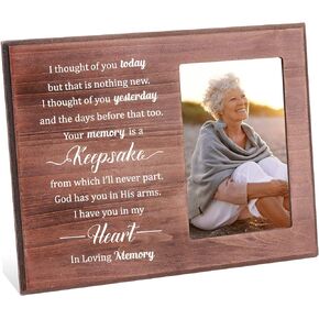 INFUNLY Pet Memorial Photo Frame Gift for 4x6 Inch Photo Pet Remembrance Gift Wood Photo Frame Pet Memorial Gifts Memorial Pet Loss Picture Frame Cat Dog Memory Gifts Sympathy Gift for Loss of Pet