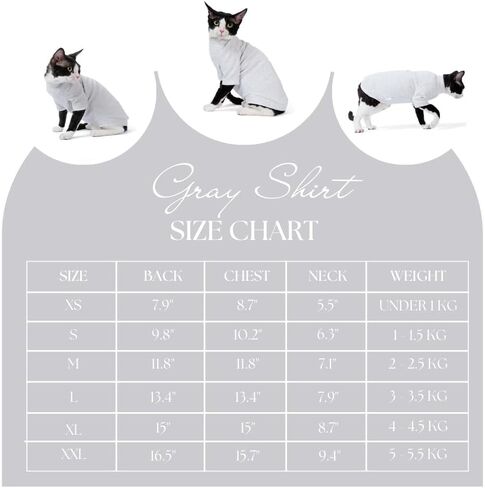 Sphynx Cat Soft Cotton Shirt, Fall Winter Kitten Clothes, Cornish Rex Devon Cat pajamas, Hairless Pet Clothes,Pet Cat Warmer (Small, Blue) in Kuwait