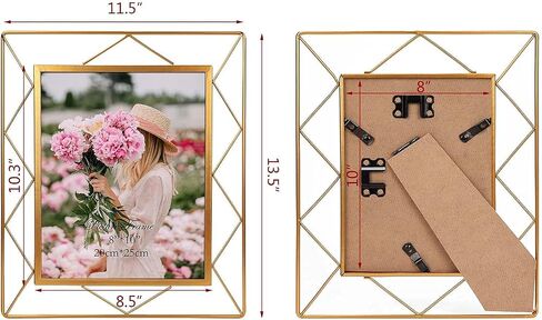 SPEPLA 4x6 Metal Picture Frames for Tabletop or Wall Mounting Display, 2 Pack 6 x 4 Photo Frame in Saudi Arabia
