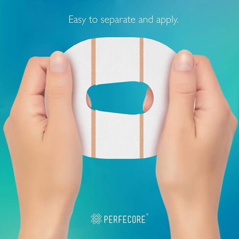 Perfecore Adhesive Bandage Patches Compatible with Dexcom G6 (30-Pack Set) – Waterproof, Sweatproof Continuous Glucose Monitor Sensor Cover Tape for Sensitive Skin – Diabetes and Diabetic Supplies in Saudi Arabia
