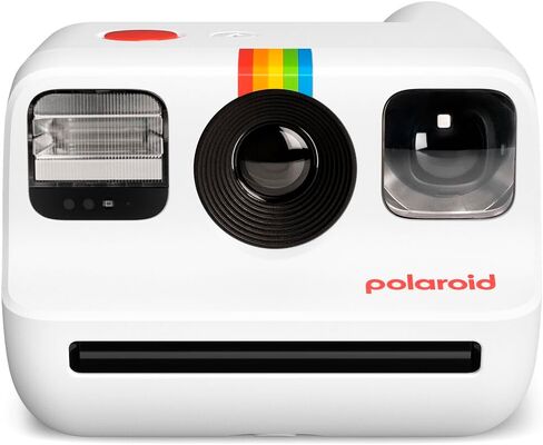 مجموعة كاميرا Polaroid Go Generation 2 للأفلام الفورية مع فيلم Polaroid GO الملون، وحزمة مزدوجة وألبوم صور لمطبوعات Instax + القماش (4 قطع) (أبيض) in Kuwait
