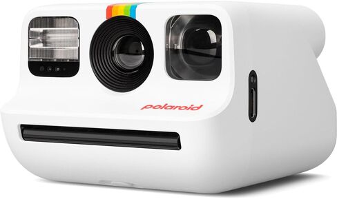 مجموعة كاميرا Polaroid Go Generation 2 للأفلام الفورية مع فيلم Polaroid GO الملون، وحزمة مزدوجة وألبوم صور لمطبوعات Instax + القماش (4 قطع) (أبيض) in Kuwait