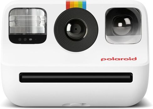 مجموعة كاميرا Polaroid Go Generation 2 للأفلام الفورية مع فيلم Polaroid GO الملون، وحزمة مزدوجة وألبوم صور لمطبوعات Instax + القماش (4 قطع) (أبيض) in Kuwait