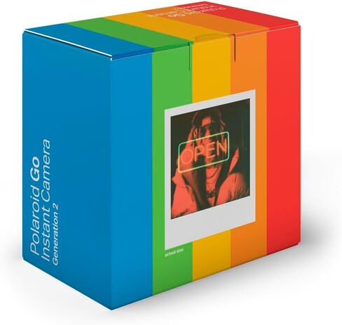 مجموعة كاميرا Polaroid Go Generation 2 للأفلام الفورية مع فيلم Polaroid GO الملون، وحزمة مزدوجة وألبوم صور لمطبوعات Instax + القماش (4 قطع) (أبيض) in Kuwait